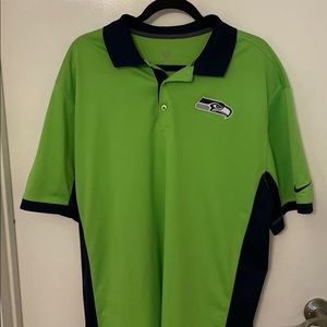 Seattle Seahawks Mens XL Coaches Polo